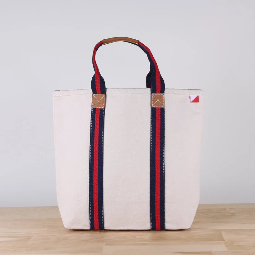 Canvas Leather Tote Bag
